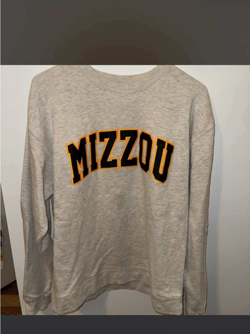 Mizzou Gray Crewneck Sweatshirt
